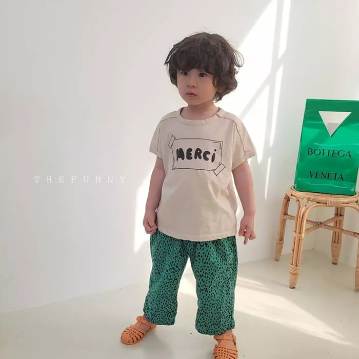 The Funny - Korean Children Fashion - #kidsshorts - Merci Tee - 10