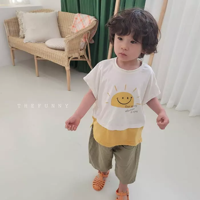 The Funny - Korean Children Fashion - #kidsshorts - Sunny Tee - 9