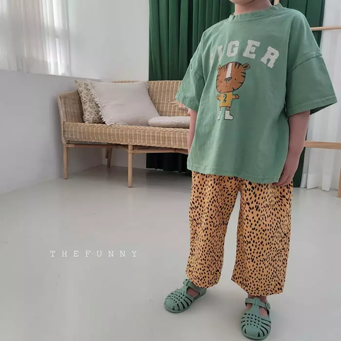 The Funny - Korean Children Fashion - #kidsshorts - Tiger Tee - 4