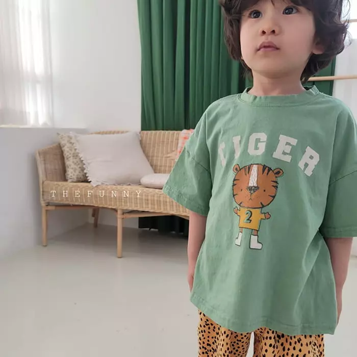 The Funny - Korean Children Fashion - #littlefashionista - Tiger Tee - 7