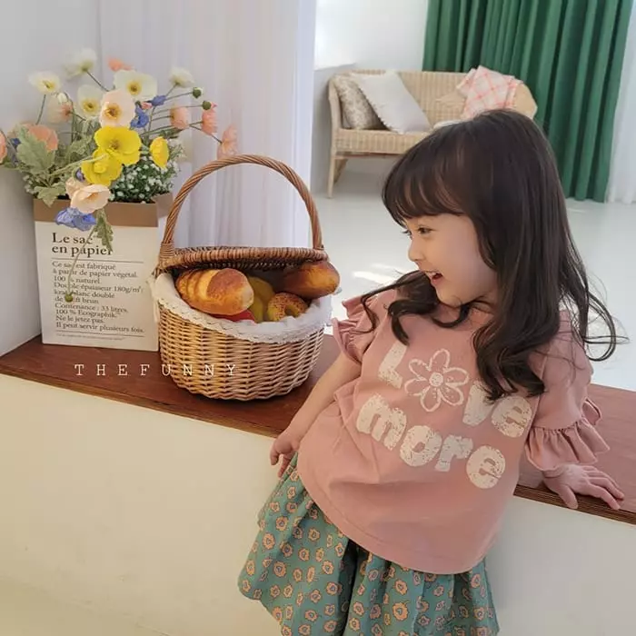 The Funny - Korean Children Fashion - #littlefashionista - Love Tee - 2