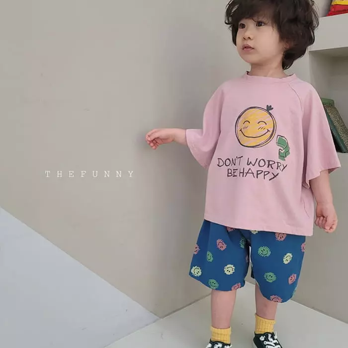 The Funny - Korean Children Fashion - #magicofchildhood - Happy Tee - 2