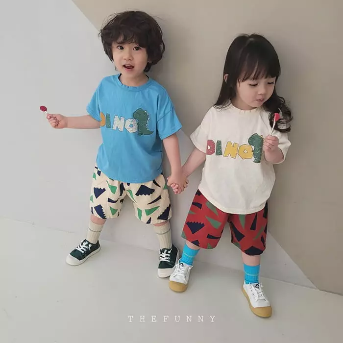 The Funny - Korean Children Fashion - #minifashionista - Dino Tee - 5