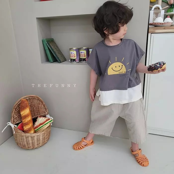 The Funny - Korean Children Fashion - #prettylittlegirls - Sunny Tee - 2