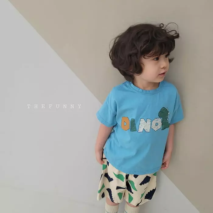 The Funny - Korean Children Fashion - #toddlerclothing - Dino Tee - 8
