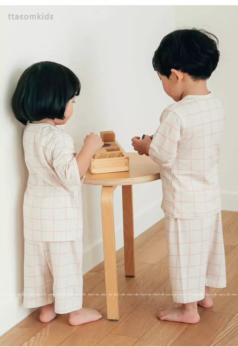 Ttasom - Korean Children Fashion - #childofig - Tee Bear Tencel Modal Capri Easywear - 6
