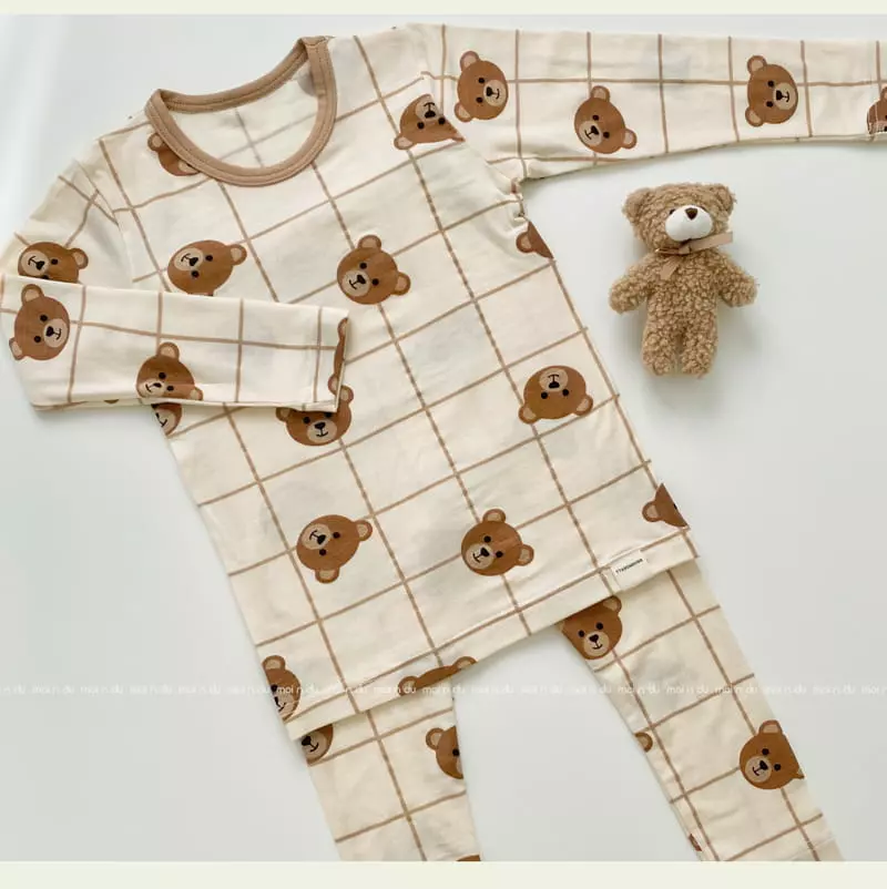 Ttasom - Korean Children Fashion - #kidzfashiontrend - Browns Bear Tencel Modal Easywear - 6