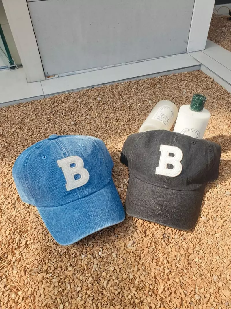 Two J - Korean Women Fashion - #momslook - B Denim Cap - 3