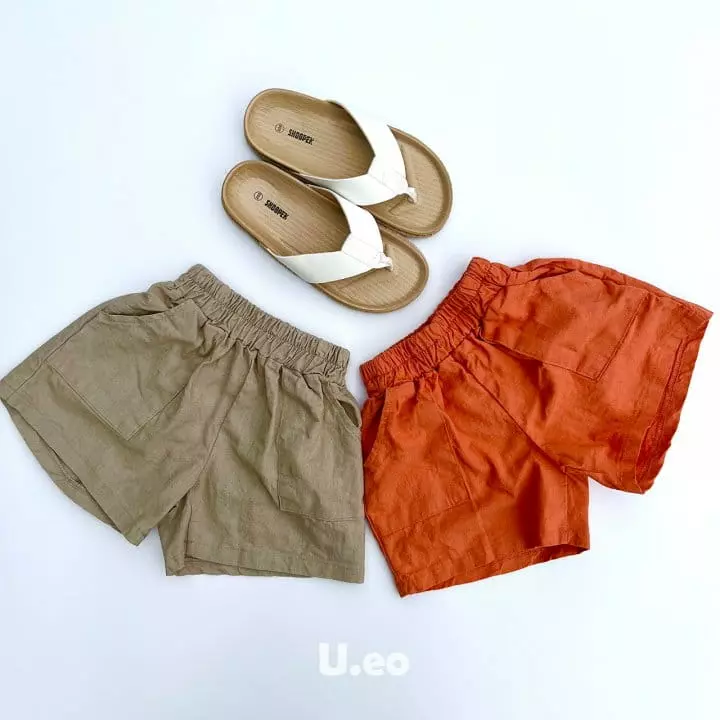 U Eo - Korean Children Fashion - #childofig - Linen Shorts