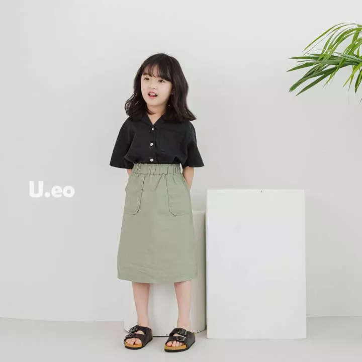 U Eo - Korean Children Fashion - #childrensboutique - Pocket Skirt - 12
