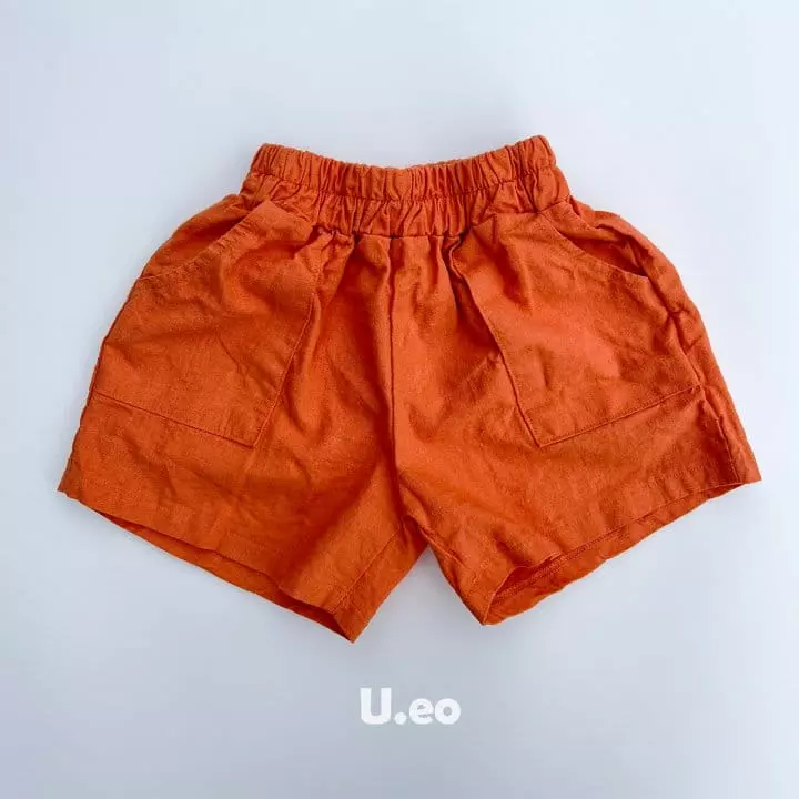 U Eo - Korean Children Fashion - #childrensboutique - Linen Shorts - 2