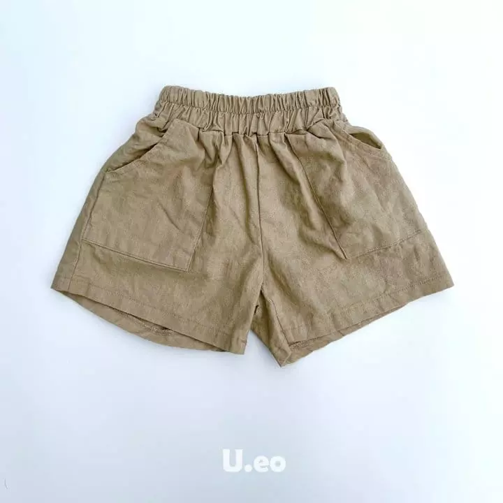 U Eo - Korean Children Fashion - #designkidswear - Linen Shorts - 3