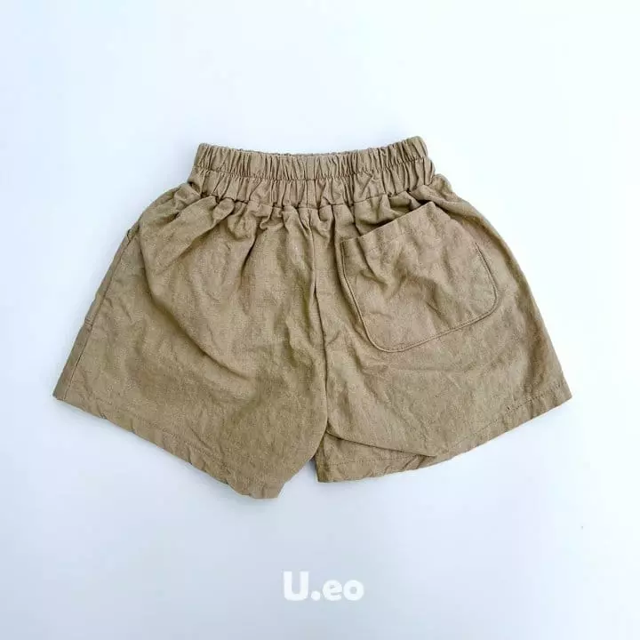 U Eo - Korean Children Fashion - #designkidswear - Linen Shorts - 4