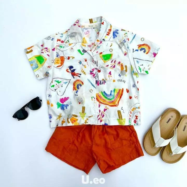 U Eo - Korean Children Fashion - #kidsstore - Linen Shorts - 7