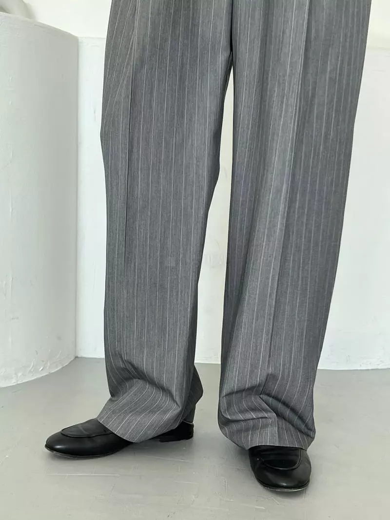 Urbanemood - Korean Women Fashion - #momslook - Stripes Pants - 2