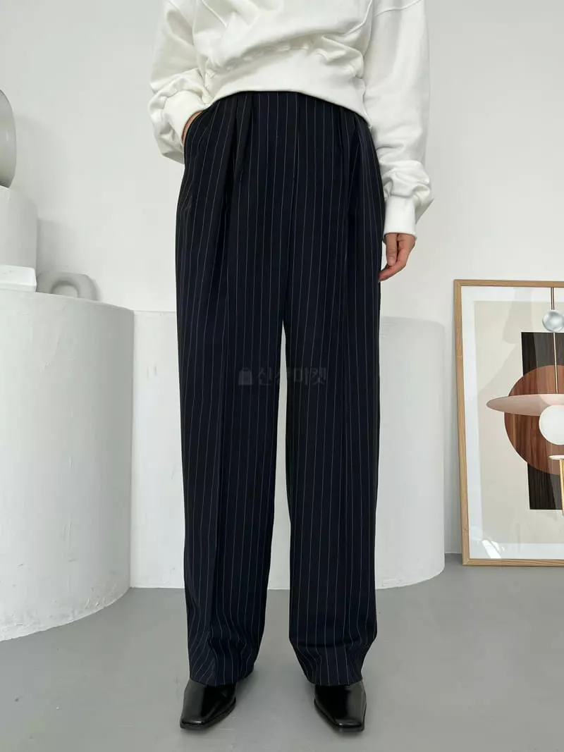 Urbanemood - Korean Women Fashion - #womensfashion - Stripes Pants - 4