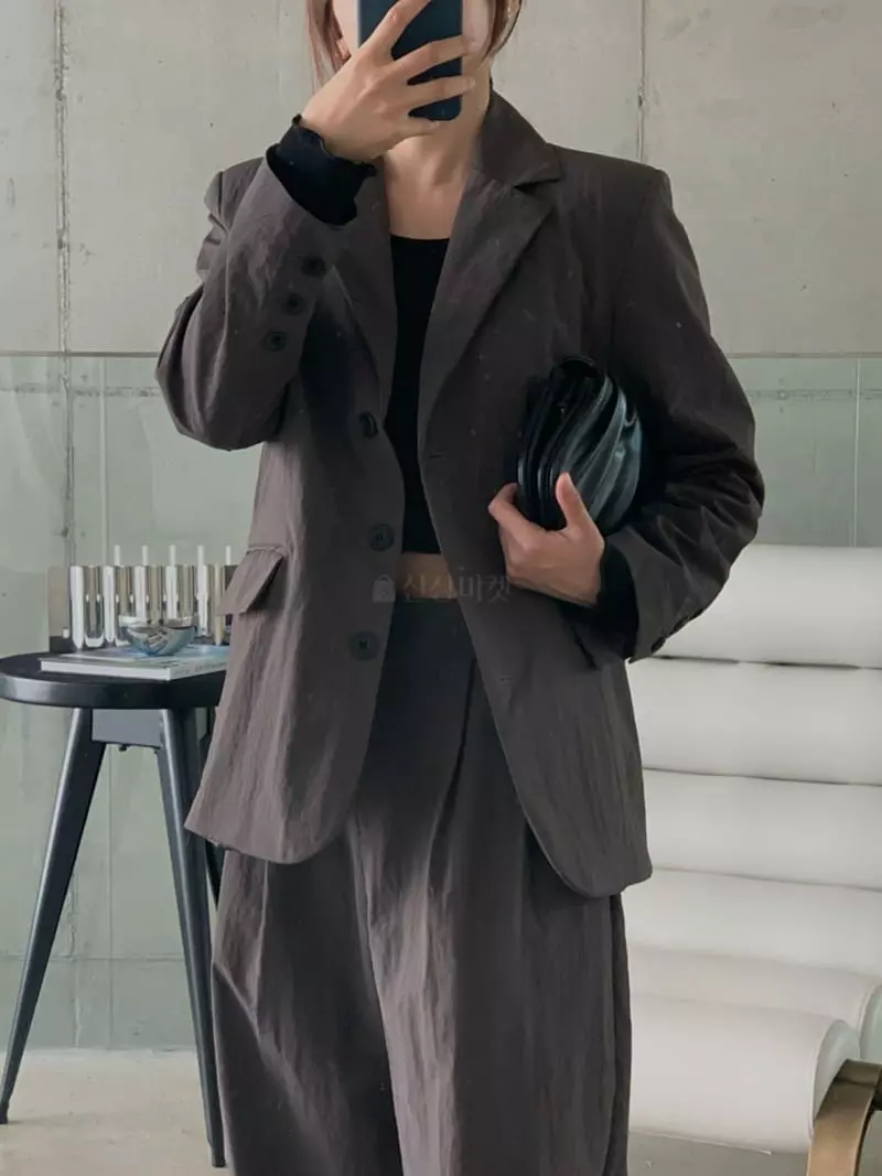 Urbanemood - Korean Women Fashion - #momslook - Warmt Top Bottom Set - 2