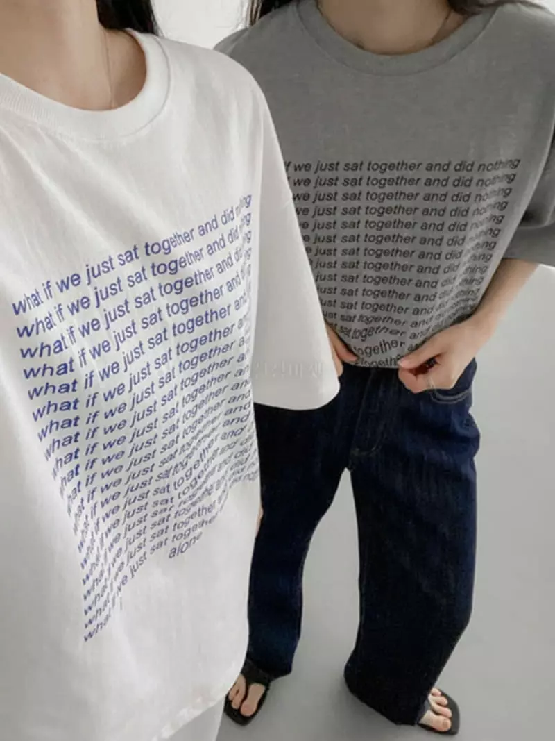 Urbanemood - Korean Women Fashion - #momslook - Just Short Sleeves Tee - 10