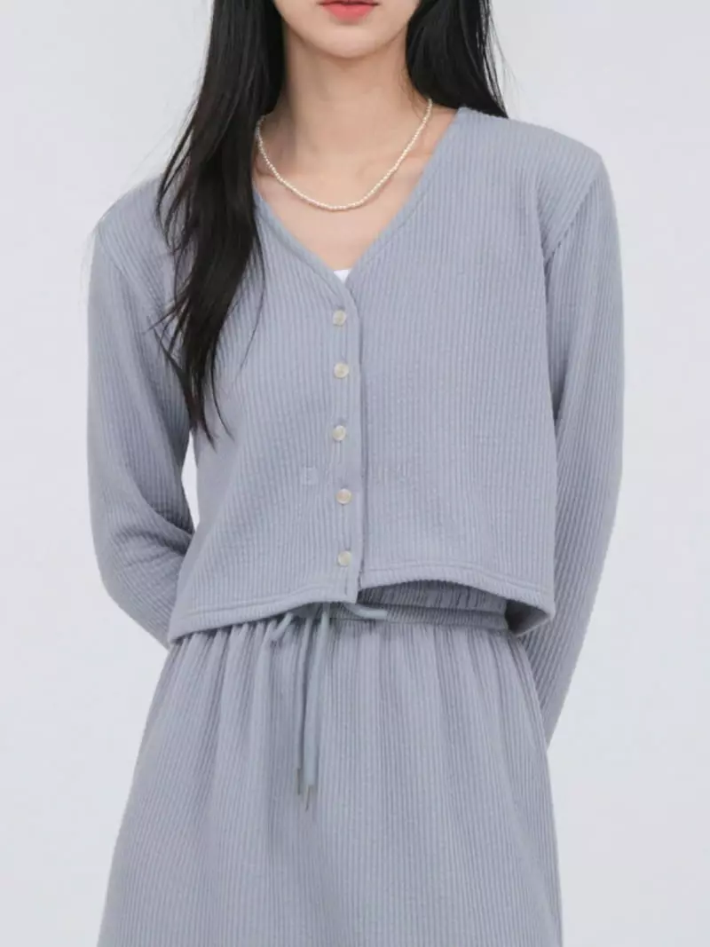 Urbanemood - Korean Women Fashion - #momslook - Creamy Top Bottom Set - 3