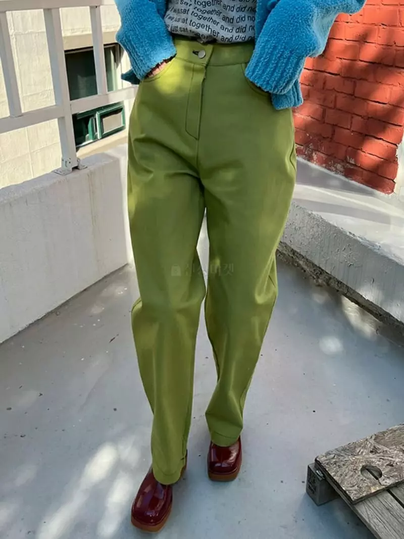 Urbanemood - Korean Women Fashion - #momslook - Cio Stitch Pants - 2