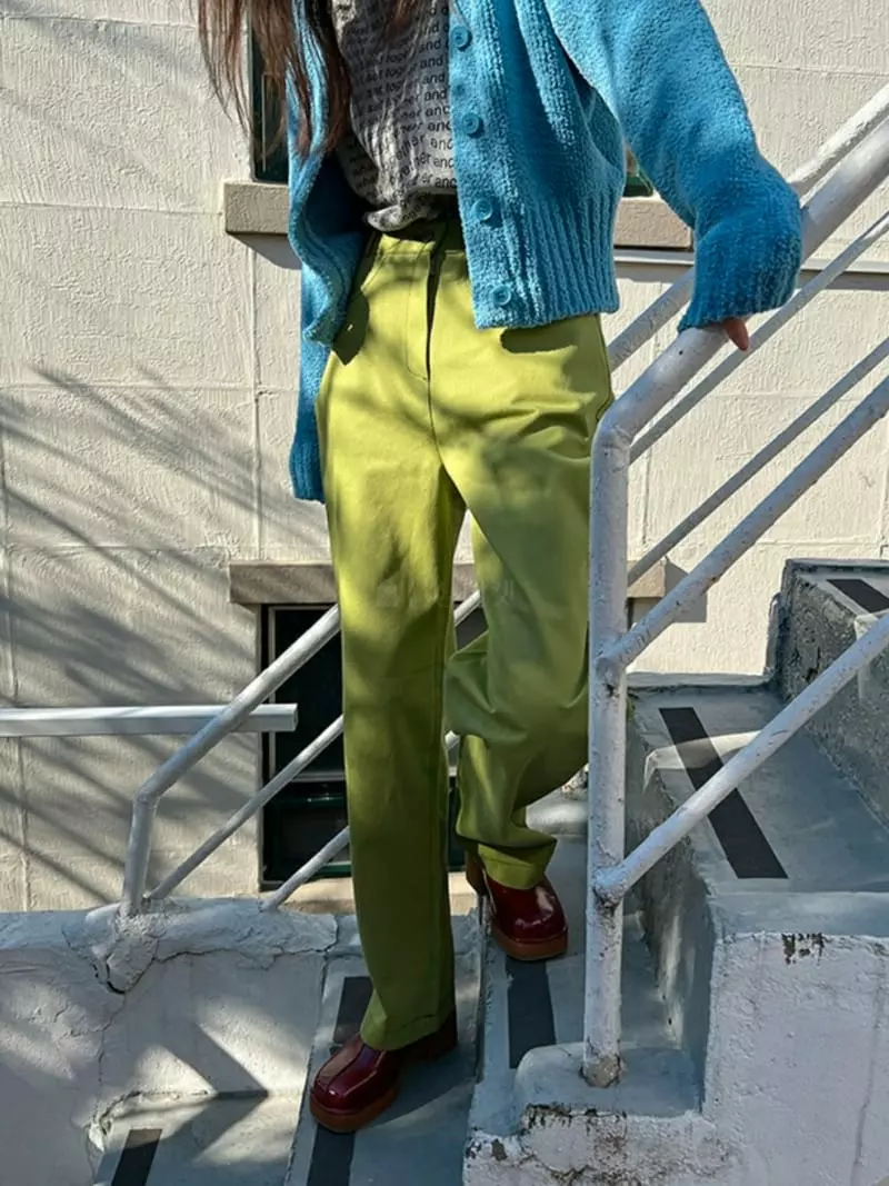 Urbanemood - Korean Women Fashion - #momslook - Cio Stitch Pants - 3