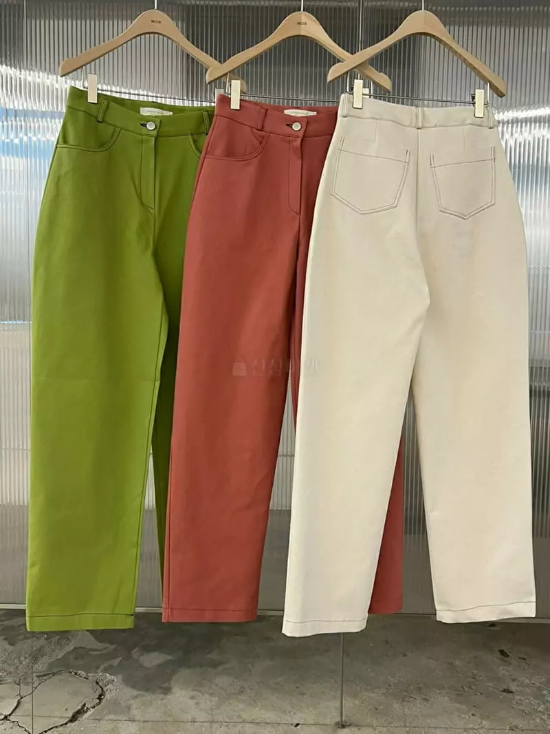 Urbanemood - Korean Women Fashion - #momslook - Cio Stitch Pants - 4