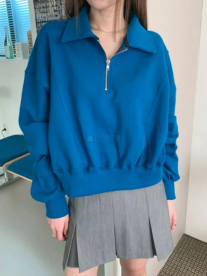 Urbanemood - Korean Women Fashion - #momslook - Pug Zip-up Sweatshirt - 8