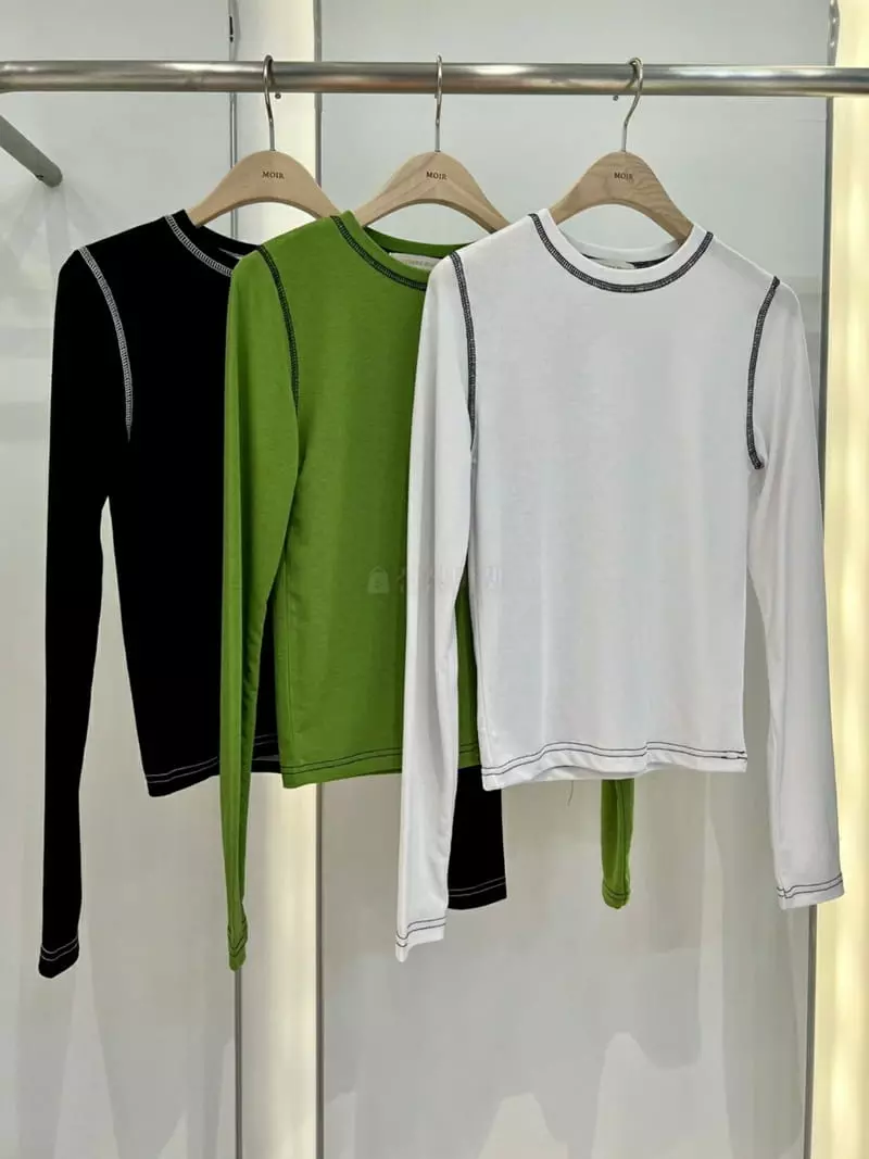 Urbanemood - Korean Women Fashion - #restrostyle - Tenz Stitch Tee - 5