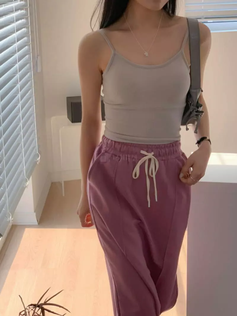 Urbanemood - Korean Women Fashion - #restrostyle - Rib Cap Sleeveless - 5