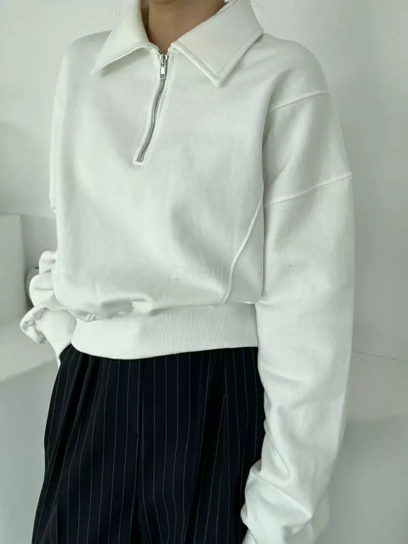 Urbanemood - Korean Women Fashion - #thelittlethings - Pug Zip-up Sweatshirt - 7