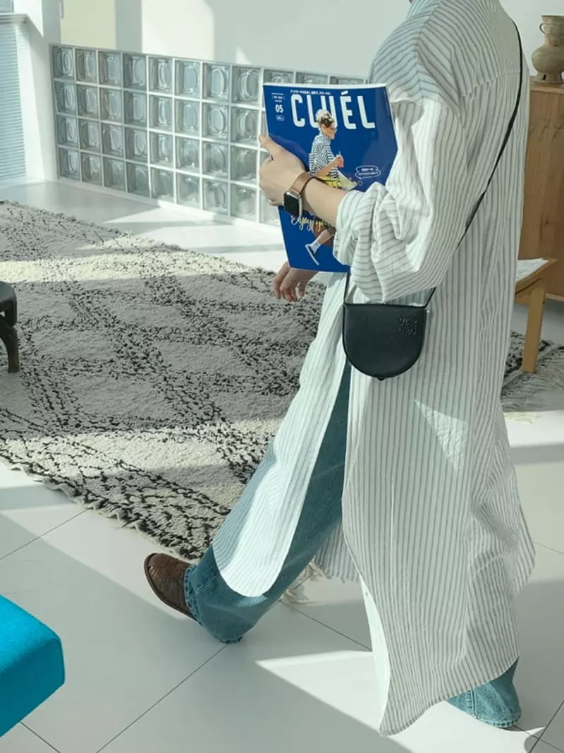 Urbanemood - Korean Women Fashion - #thelittlethings - Rech Long Shirt - 3