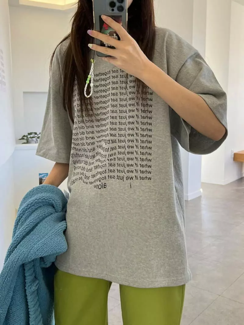 Urbanemood - Korean Women Fashion - #womensfashion - Just Short Sleeves Tee