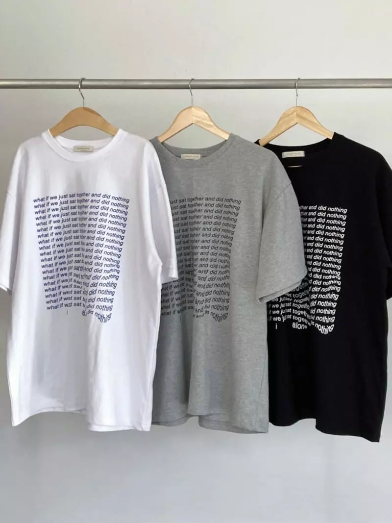 Urbanemood - Korean Women Fashion - #womensfashion - Just Short Sleeves Tee - 5