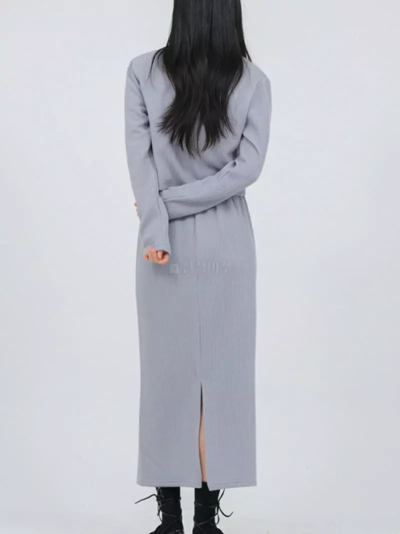 Urbanemood - Korean Women Fashion - #womensfashion - Creamy Top Bottom Set - 2