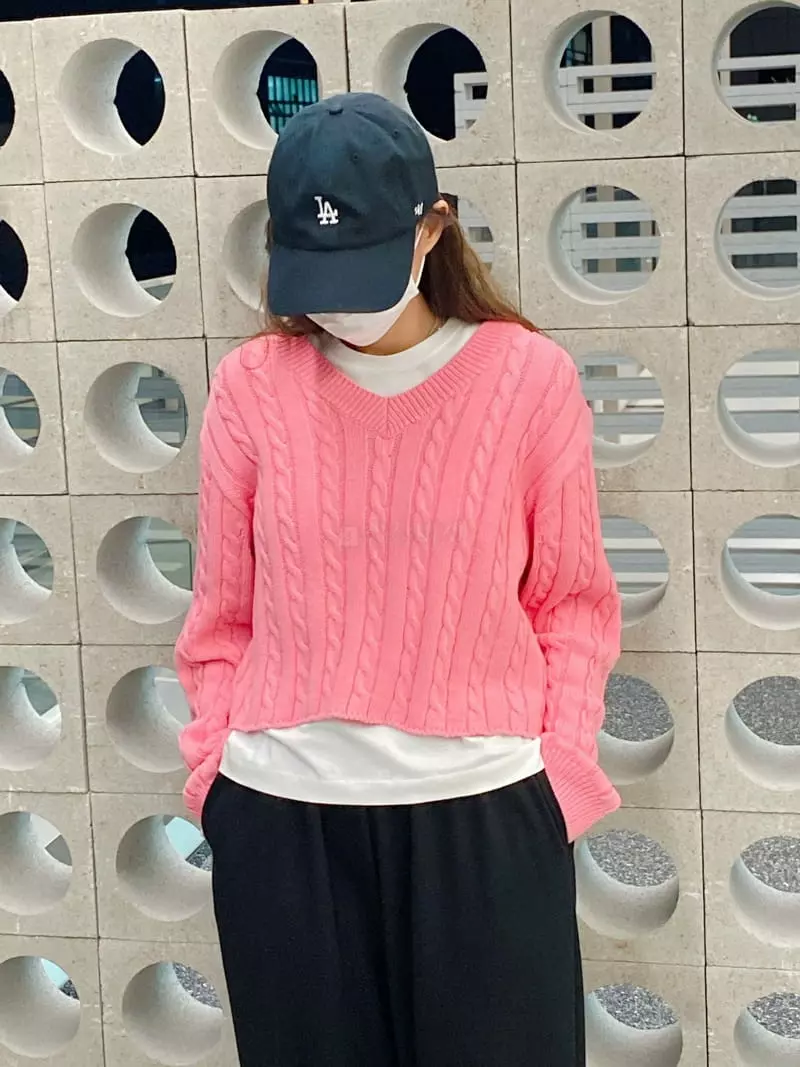 Very - Korean Women Fashion - #momslook - Sden Twist Knit