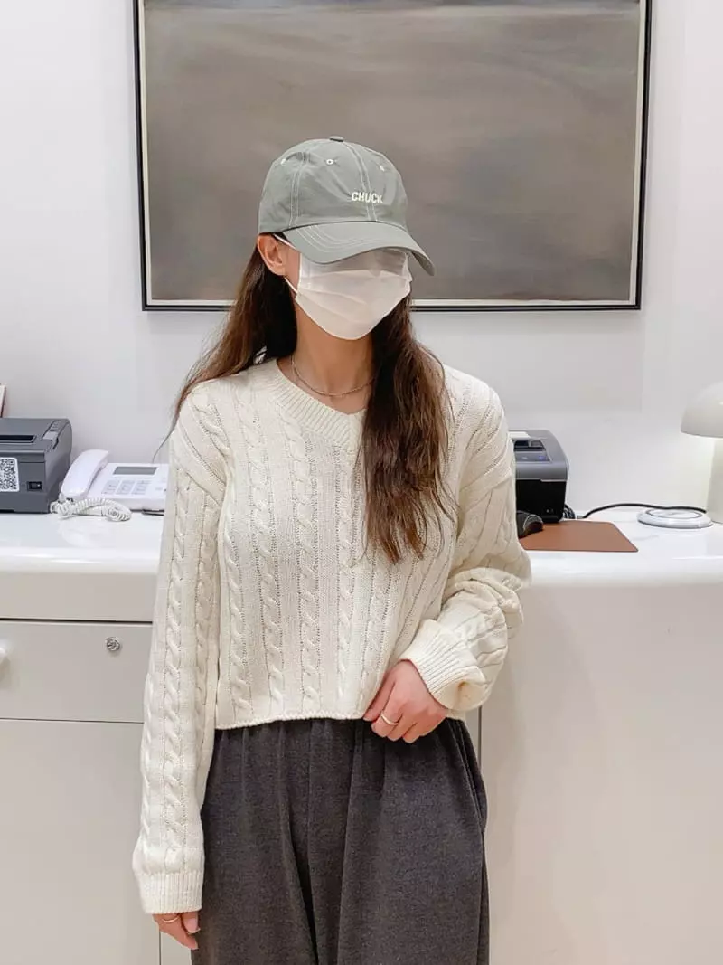 Very - Korean Women Fashion - #momslook - Sden Twist Knit - 5