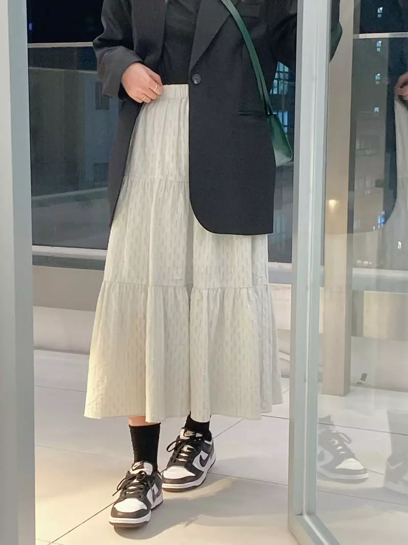 Very - Korean Women Fashion - #momslook - Salad Skirt - 2