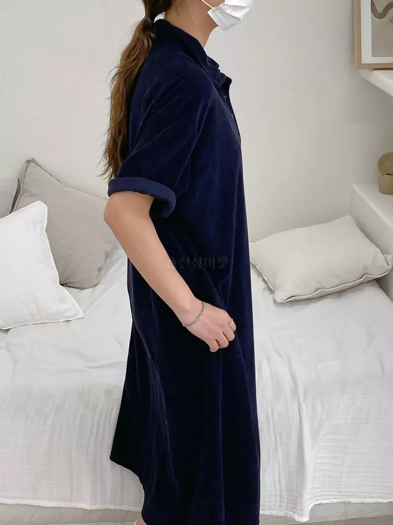 Very - Korean Women Fashion - #momslook - Teddy One-piece - 2