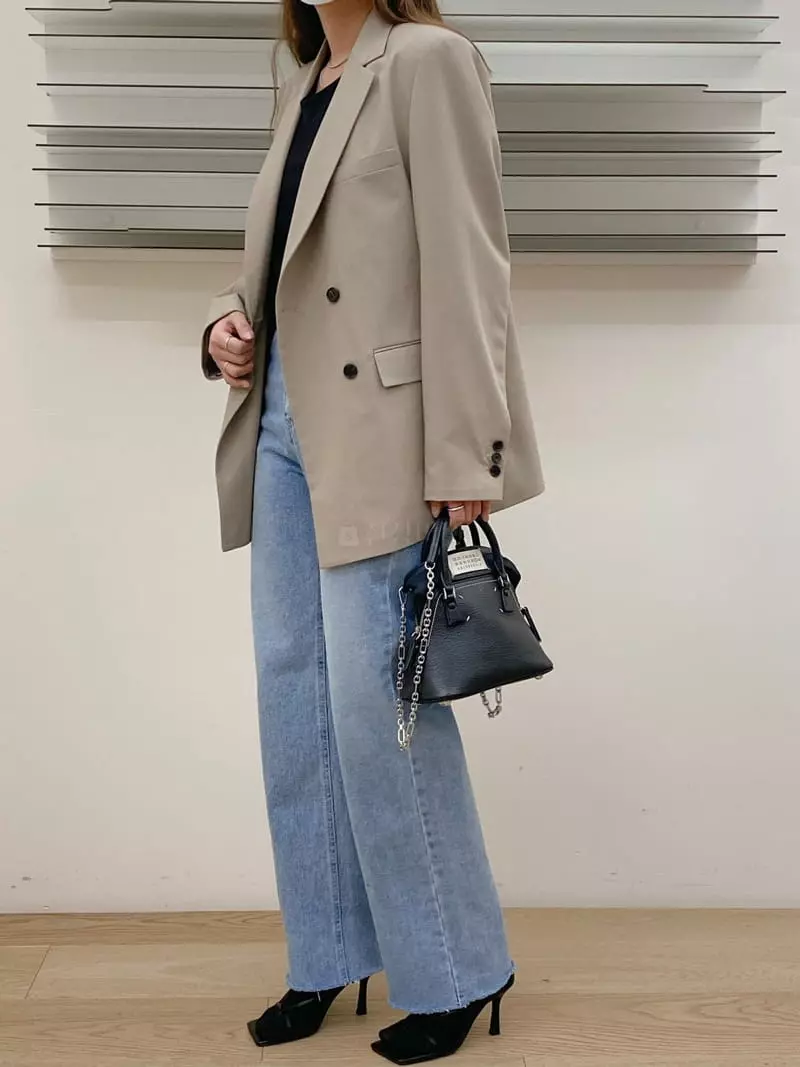 Very - Korean Women Fashion - #momslook - Now Double Jacket - 3