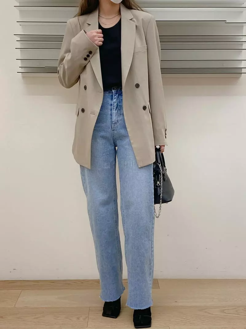 Very - Korean Women Fashion - #momslook - Ov Deggi Jeans - 3