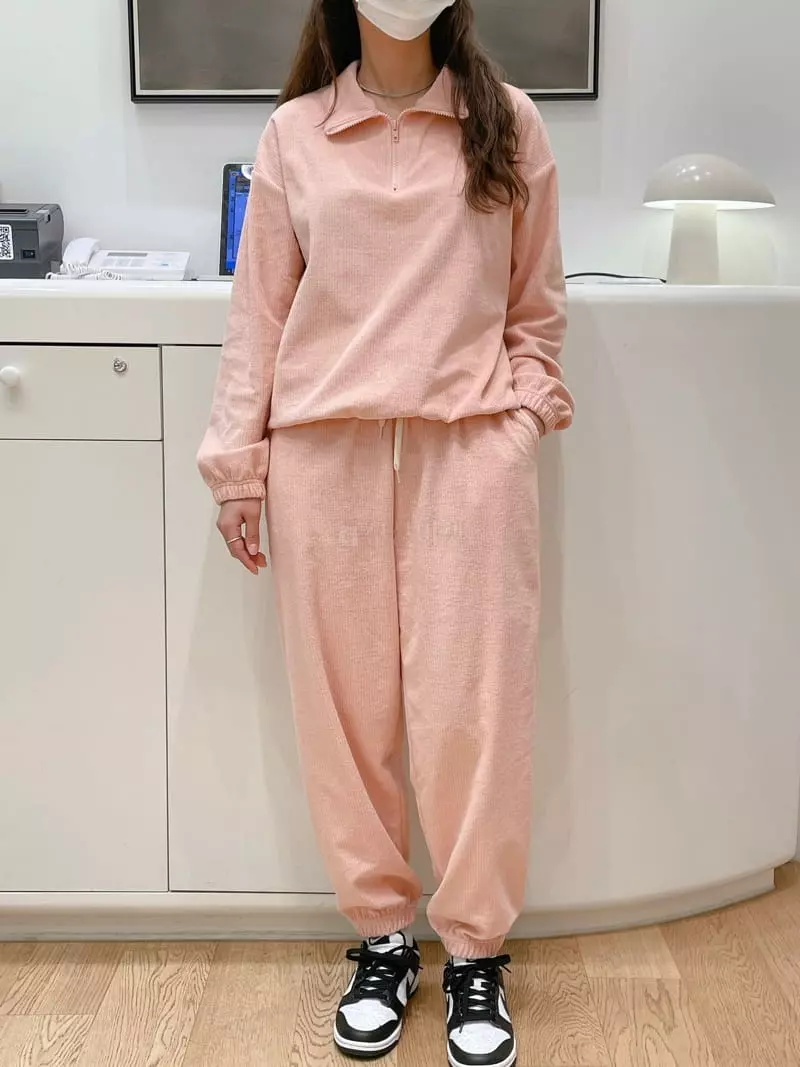Very - Korean Women Fashion - #momslook - Teddy Jogger Pants - 8