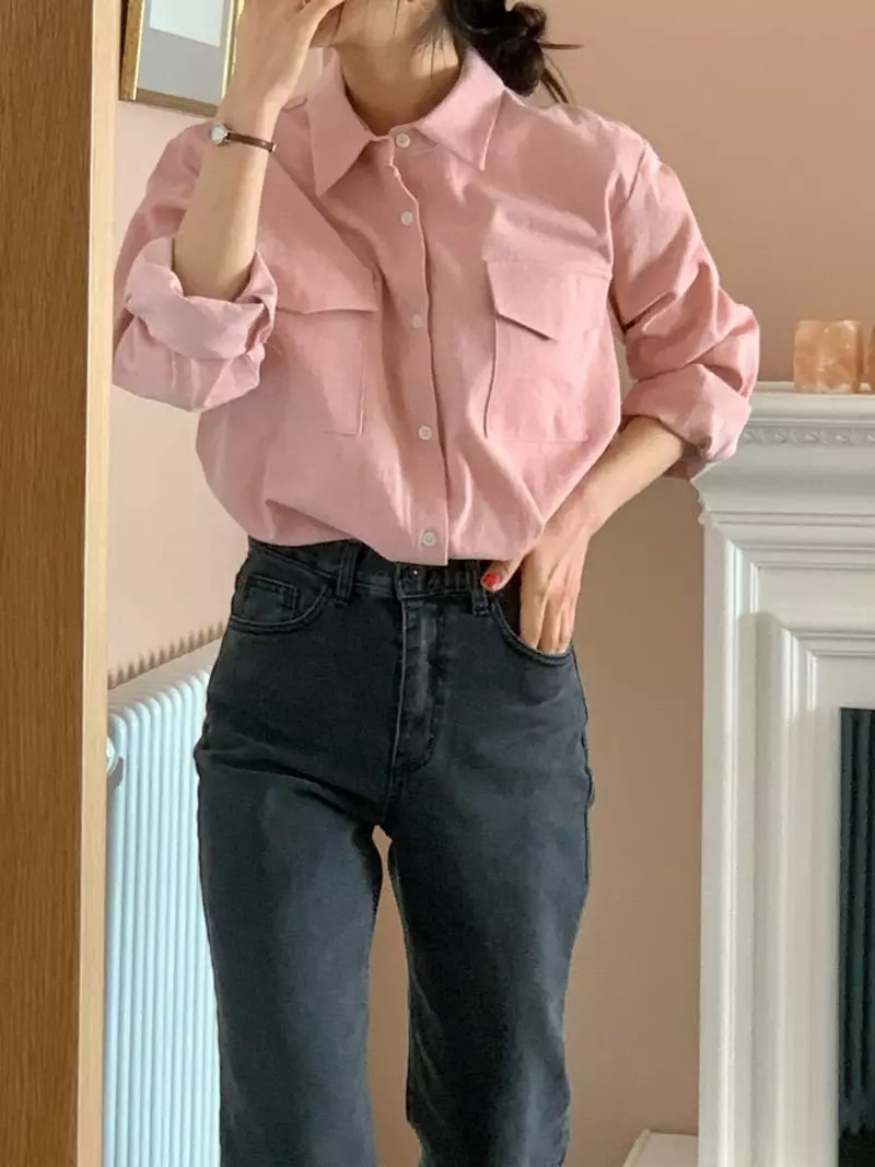 Very - Korean Women Fashion - #pursuepretty - Mont Shirt - 2