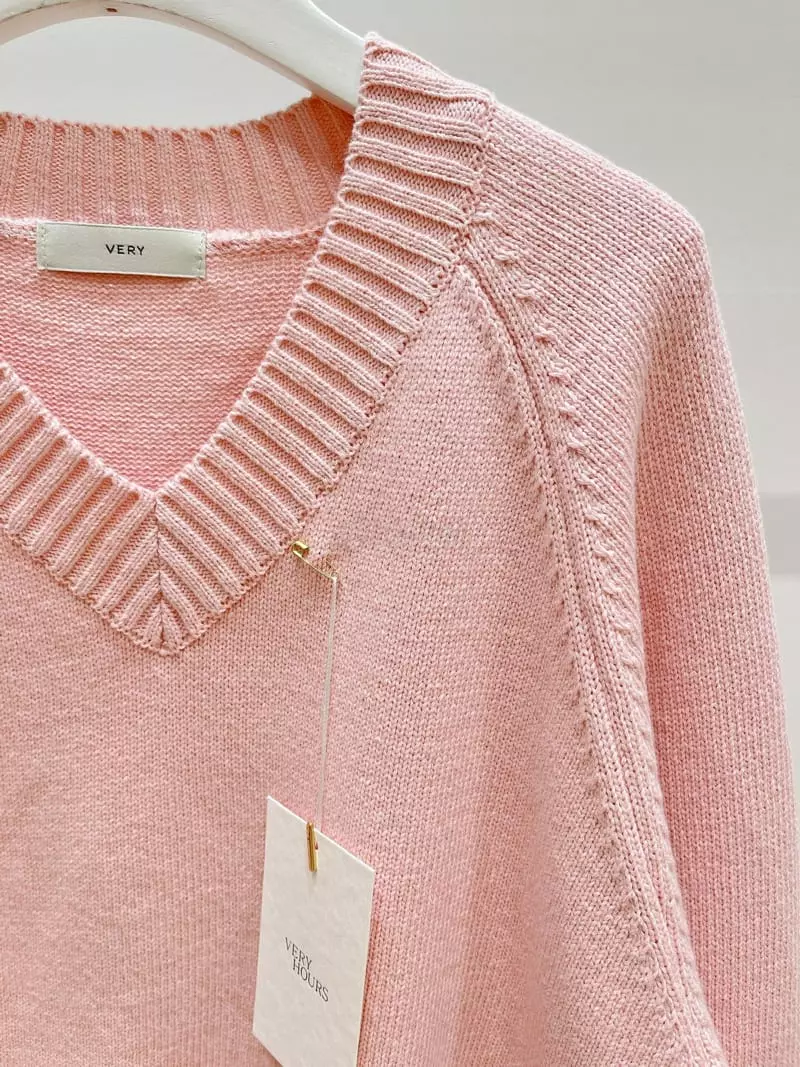 Very - Korean Women Fashion - #shopsmall - Jane V Knit - 3