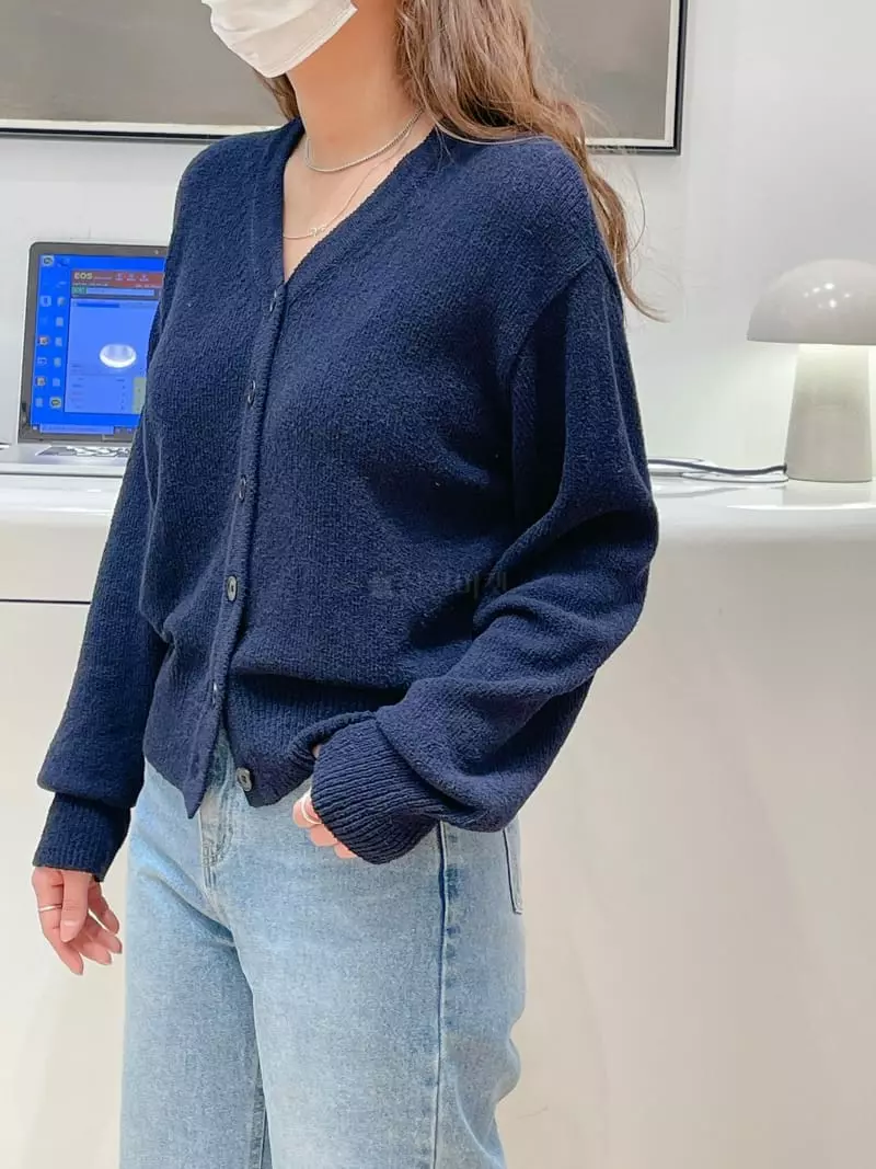 Very - Korean Women Fashion - #thelittlethings - Pog V Neck Cardigan