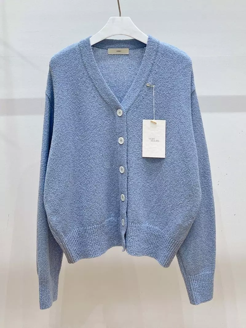 Very - Korean Women Fashion - #womensfashion - Pog V Neck Cardigan - 3