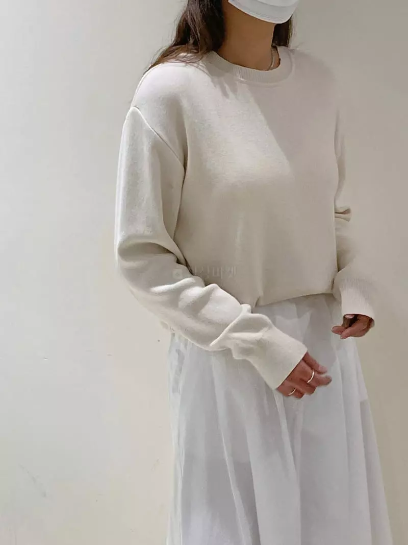 Very - Korean Women Fashion - #womensfashion - Arc Round Knit - 7