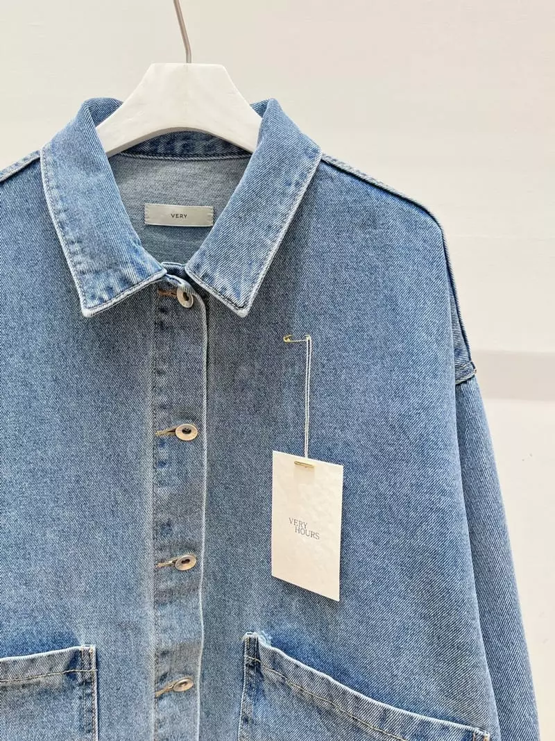 Very - Korean Women Fashion - #womensfashion - Denim Jacket - 3