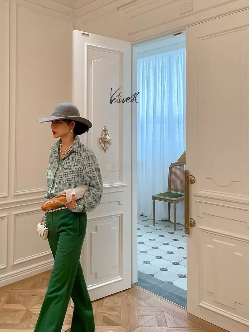 Vetiver - Korean Women Fashion - #womensfashion - Double Collar Shirt - 4