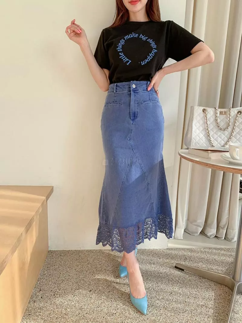 Vincent - Korean Women Fashion - #momslook - Apple Skirt