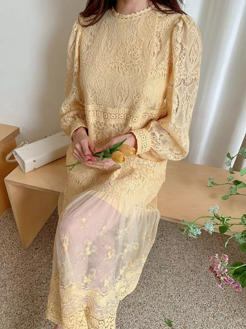 Vincent - Korean Women Fashion - #vintageinspired - Spring One-piece